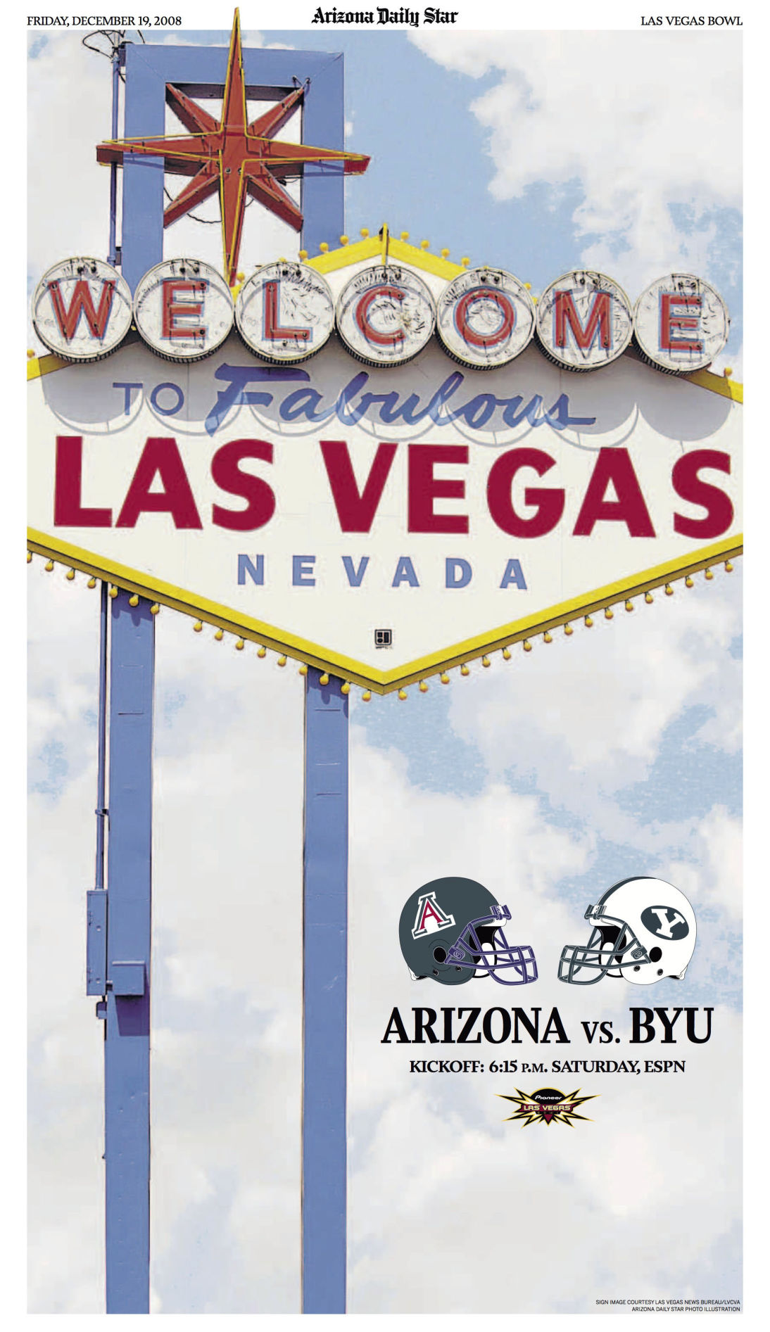 College football special section cover